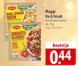 Maggi fix & frisch bei famila Nordost im Uetze Prospekt für 0,44 €