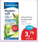 Hustensaft von Klosterfrau für 3,79 € bei budni im Angebot Hustensaft von Klosterfrau im aktuellen budni Prospekt