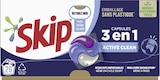 Lessive capsules 3en1 Active Clean * - SKIP en promo chez Casino Supermarchés Saint-Brieuc à 7,20 €