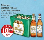 Premium Pils von Bitburger im aktuellen V-Markt Prospekt für 10,99 €