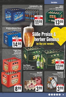 Bier im EDEKA Prospekt "Aktuelle Angebote" mit 24 Seiten (Velbert)