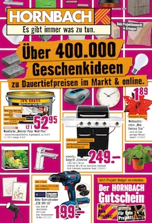 Bohrmaschine im Hornbach Prospekt "Über 400.000 Geschenkideen" mit 31 Seiten (Erlangen)