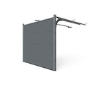 Porte de garage H. 200 x L. 240 cm. Ép. 40 mm Gris en promo chez Brico Dépôt Porte de garage H. 200 x L. 240 cm. Ép. 40 mm Gris dans le catalogue Brico Dépôt