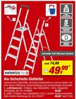 Alu-Sicherheits-Stehleiter Angebote von selekta bei toom Baumarkt Gelsenkirchen für 42,99 €