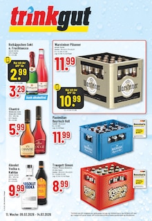 Bier im EDEKA Prospekt "Aktuelle Angebote" mit 26 Seiten (Hückelhoven)