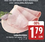EDEKA Bockau - Landgrafenschinken Angebot im Prospekt Landgrafenschinken bei EDEKA im Bockau Prospekt für 1,79 €