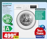 Aktuelles Waschmaschine WM14N127 Angebot bei Marktkauf in Esslingen (Neckar) ab 499,99 €