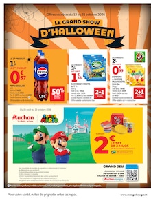 Catalogue de la semaine "LE GRAND SHOW D'HALLOWEEN" avec 2 pages, valide du 13/10/2026 au 24/10/2026 pour Billom et alentours Prospectus de la semaine "LE GRAND SHOW D'HALLOWEEN" avec 2 pages, valide du 13/10/2026 au 24/10/2026 pour Billom et alentours