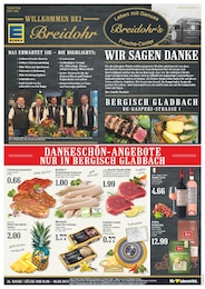 EDEKA Prospekt für Bergisch Gladbach mit 8 Seiten EDEKA Prospekt für Bergisch Gladbach: "Aktuelle Angebote", 8 Seiten, 01.09.2025 - 06.09.2025