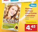 Nutrisse Ultra Creme Coloration von Garnier im aktuellen Netto Marken-Discount Prospekt für 4,45 €