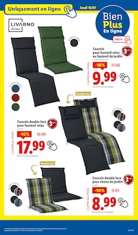 Promo Fauteuil De Relaxation De Jardin dans le catalogue Lidl du moment à la page 47