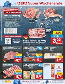 Schweinefilet im Netto Marken-Discount Prospekt "Aktuelle Angebote" mit 57 Seiten (Bremerhaven)