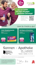 mea - meine apotheke Prospekt für Wadgassen mit 4 Seiten mea - meine apotheke Prospekt für Wadgassen: "Unsere April-Angebote", 4 Seiten, 01.04.2026 - 30.04.2026