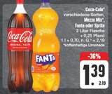 Coca-Cola, Mezzo Mix, Fanta oder Sprite im Angebot bei EDEKA in Buchen Coca-Cola, Mezzo Mix, Fanta oder Sprite Angebote bei EDEKA Buchen für 1,39 €