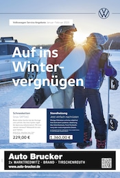 Volkswagen Prospekt "Auf ins Wintervergnügen" für Marktredwitz, 1 Seite, 01.01.2025 - 28.02.2025