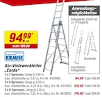 Alu-Vielzweckleiter 'Corda' von Krause im aktuellen toom Baumarkt Prospekt