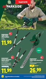 Prix et réduction Taille-Haie dans le prospectus Lidl en cours Offre Taille-Haie dans le catalogue Lidl du moment à la page 24