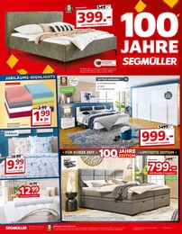 Bettdecke im Segmüller Prospekt Bettdecke im Segmüller Prospekt "Cashback bis zu 1000€" auf Seite 4