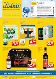 Netto Marken-Discount Prospekt für Bad Schussenried mit 2 Seiten Netto Marken-Discount Prospekt für Bad Schussenried: "DER ORT, AN DEM DU IMMER AUSGEZEICHNETE PREISE FINDEST.", 2 Seiten, 25.08.2025 - 30.08.2025