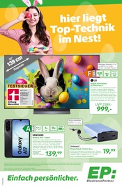 Handy im EP: Prospekt in Gladbeck Aktueller EP: Prospekt mit Handy, "hier liegt Top-Technik im Nest!", Seite 1