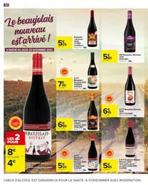 Prix et réduction Beaujolais Villages dans le prospectus Carrefour Market en cours Offre Beaujolais Villages dans le catalogue Carrefour Market du moment à la page 38