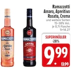 Amaro oder Aperitivo Rosato Angebote von Ramazzotti bei EDEKA Memmingen für 9,99 €