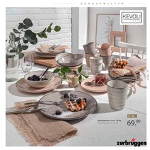 Tafel-Set im Zurbrüggen Prospekt "FRÜHLINGS-BOTEN FÜR DEIN ZUHAUSE" mit 94 Seiten (Essen)