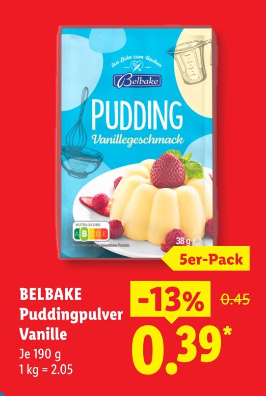 Puddingpulver Vanille