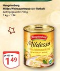 Mildes Weinsauerkraut im Angebot bei GLOBUS in Trier Mildes Weinsauerkraut Angebote von Hengstenberg bei GLOBUS Trier für 1,49 €