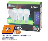 Smarte LED-Leuchtmittel im Action Prospekt Smarte LED-Leuchtmittel von LSC Smart Connect im aktuellen Action Prospekt für 9,95 €