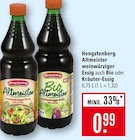 Altmeister weinwürziger Essig Angebote von Hengstenberg bei Marktkauf Stuttgart für 0,99 €