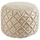 POUF Abstraktes Naturfarben 45/45/35 cm Angebote von Linea Natura bei XXXLutz Möbelhäuser Baden-Baden für 49,99 €