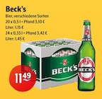 Aktuelles Beck's Angebot bei Getränke Hoffmann in Iserlohn ab 11,49 €