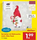 Servietten mit Weihnachtsmotiv Angebote von Duni bei Netto Marken-Discount Bocholt für 1,99 €