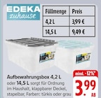 Aufbewahrungsbox bei EDEKA im Lichtenau Prospekt für 3,99 €