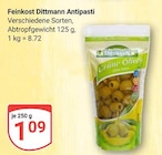 Aktuelles Antipasti Grüne Oliven Angebot bei GLOBUS in Krefeld ab 1,09 €