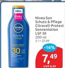 Schutz & Pflege Citracell-Protect Sonnenlotion LSF 30 im Angebot bei budni in Buxtehude Schutz & Pflege Citracell-Protect Sonnenlotion LSF 30 Angebote von Nivea bei budni Buxtehude für 7,49 €