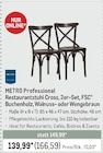 Restaurantstuhl Cross, 2er-Set bei METRO im Prospekt "" für 166,59 €