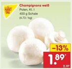 Aktuelle Pilze Angebote bei Netto Marken-Discount in Essen Aktuelles Champignons weiß Angebot bei Netto Marken-Discount in Essen ab 1,89 €