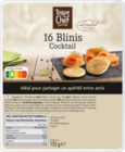 16 mini blinis - Toque Chef en promo chez Lidl 16 mini blinis - Toque Chef dans le catalogue Lidl