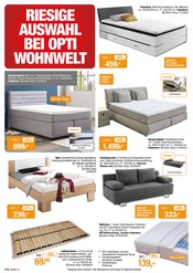 Matratze im Opti-Wohnwelt Prospekt in Neubrandenburg Aktueller Opti-Wohnwelt Prospekt mit Matratze, "Aktuelle Angebote", Seite 8