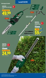 Offre Taille-Haies Électrique dans le catalogue Lidl du moment à la page 49