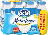 Lait matin leger - LACTEL en promo à 9,74 € chez Supermarchés Match Lait matin leger - LACTEL dans le catalogue Supermarchés Match
