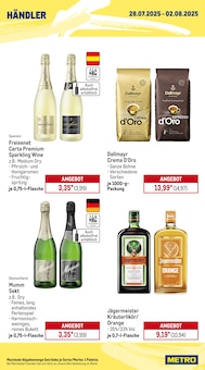 Freixenet-Sekt im METRO Prospekt "Wochenangebote Händler + Monats-Mix Juli" mit 25 Seiten (Salzgitter)