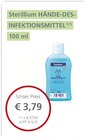 HÄNDE-DESINFEKTIONSMITTEL von Sterillium für 3,79 € bei LINDA Partnerapotheke im Angebot HÄNDE-DESINFEKTIONSMITTEL von Sterillium im aktuellen LINDA Partnerapotheke Prospekt