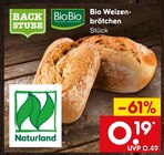 Aktuelles Bio Weizenbrötchen Angebot bei Netto Marken-Discount in Ulm ab 0,19 €