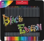 Boîte métal de 24 crayons couleur Faber-Castell Black Edition - FABER CASTEL à 19,99 € dans le catalogue Fnac