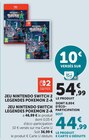 Jeu Nintendo Switch 2 Légendes Pokémon Z-A - Nintendo Switch en promo chez Super U Montpellier à 36,99 €
