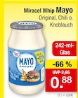 Mayo Original, Chili o. Knoblauch im Angebot bei Zimmermann in Wolfsburg Mayo Original, Chili o. Knoblauch Angebote von Miracel Whip bei Zimmermann Wolfsburg für 0,88 €