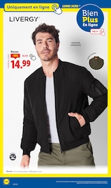 Manteau Homme Angebote im Prospekt "Le vrai prix des bonnes choses" von Lidl auf Seite 32